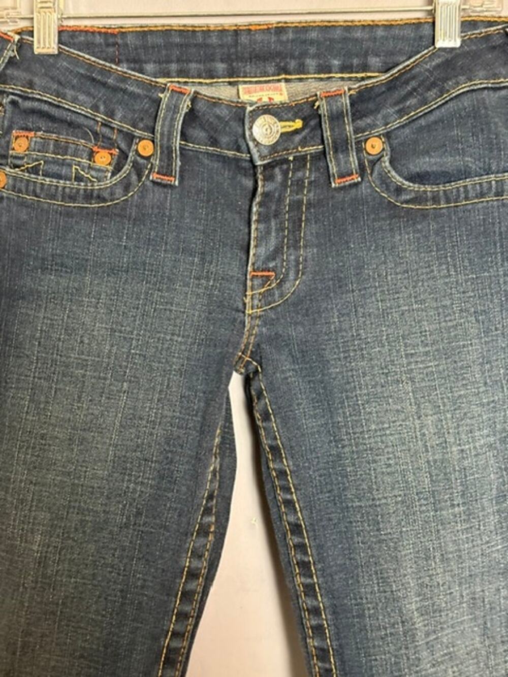 Vintage Y2K True Religion Section Johnny Straight Jeans USA Size 28